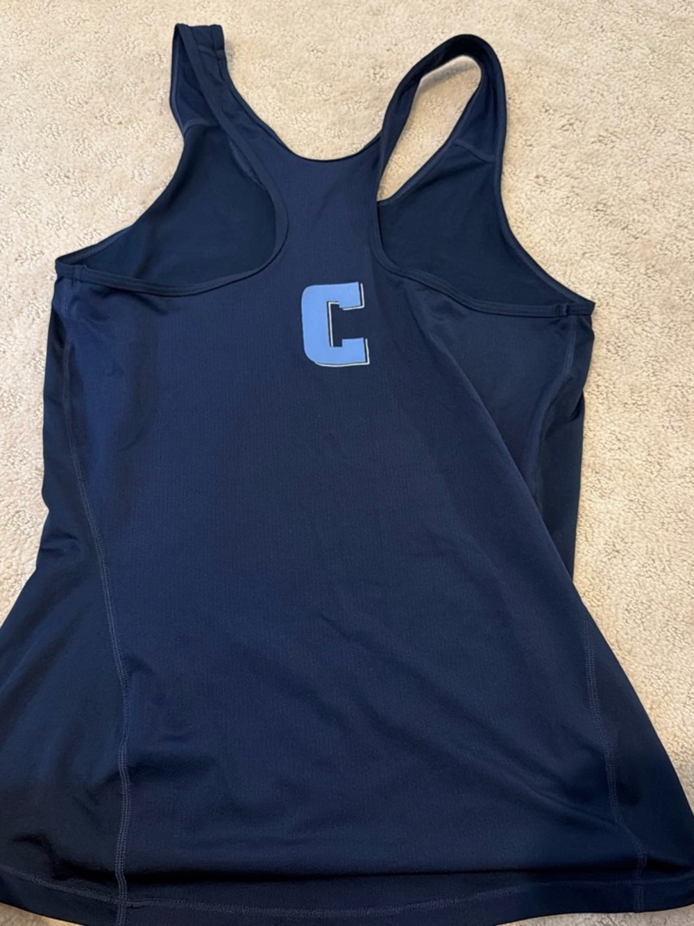 Nike navy Racerback Tank - Picture 2 of 2